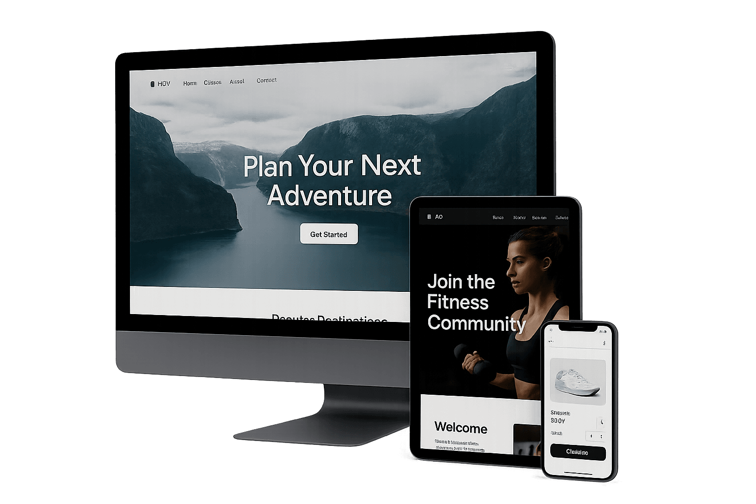 Preview do seu site com a Pyxara