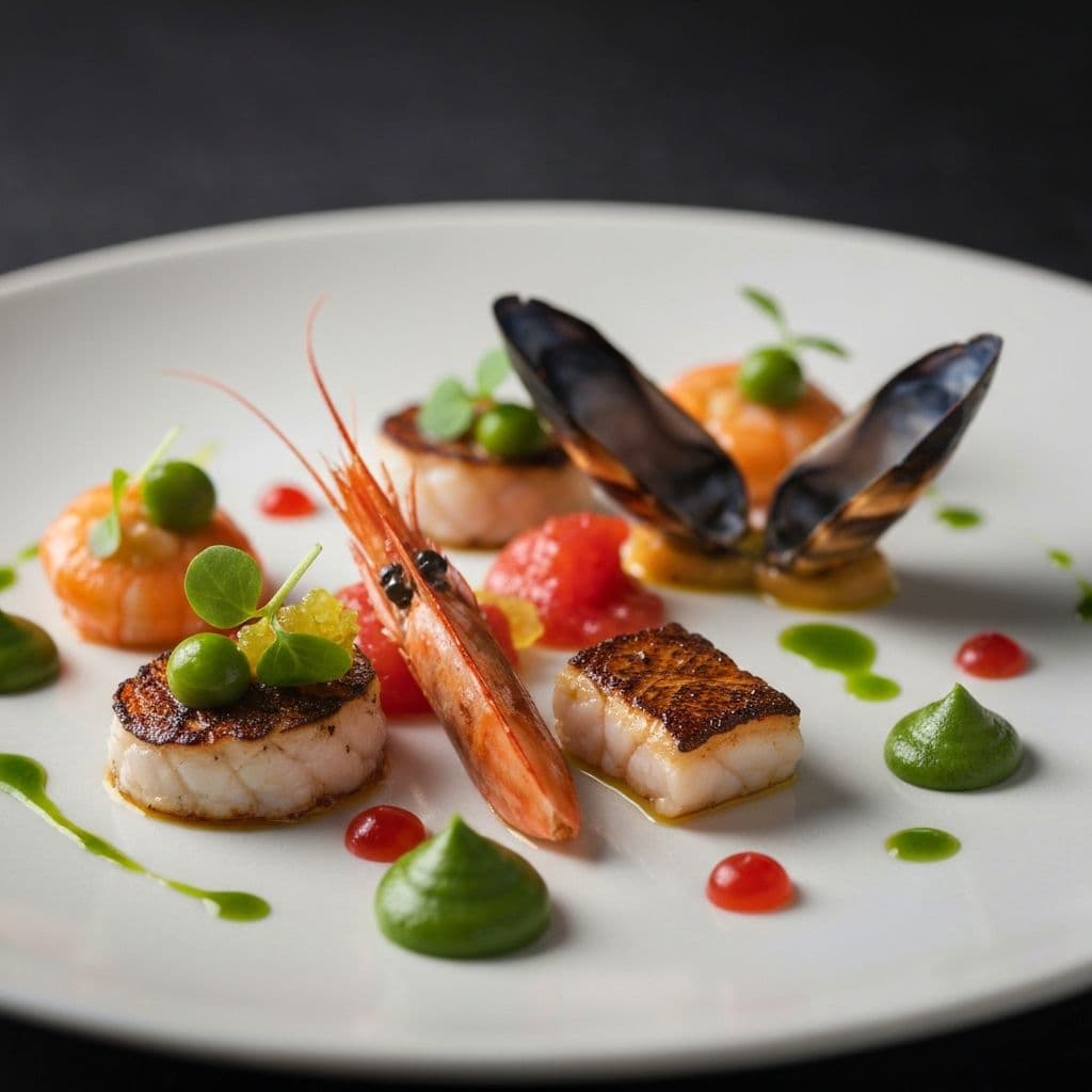 Detalhe de empratar refinado